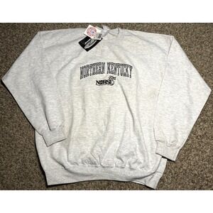 NEW Vintage Pro Edge Northern Kentucky Norse NCAA Crewneck Sweater Stained (XL)